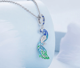 Peacock Colorful Charm Pendant Pandora Style Bracelet