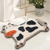 Ali Express Cow Bathmat 73cm X 55cm Polyester