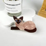 Ali-express hair clip Siamese Cat Hair Clips