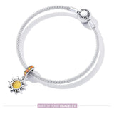 Ali-express-wostu Sunshine Sterling Silver Charm Pandora Style Bracelets