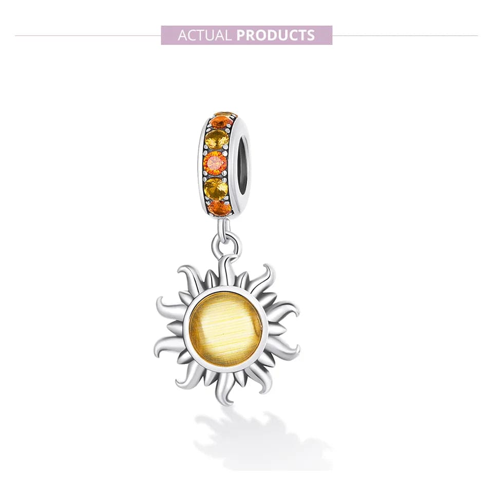 Ali-express-wostu Sunshine Sterling Silver Charm Pandora Style Bracelets