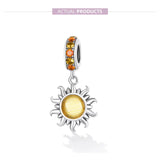 Sunshine Sterling Silver Charm Pandora Style Bracelets