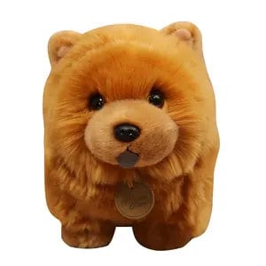 Alibaba-aurora plush stuffed dog mini Stuffed Small Red Chow Aurora Plush 10"