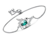 Alibaba CDE Jewelry SET-Fine Fashion 925 Silver Bracelet Hummingbird Jewelry Sterling Silver