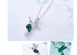 Alibaba CDE Jewelry SET-Fine Fashion 925 Silver Hummingbird Jewelry Sterling Silver