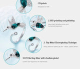 Alibaba CDE Jewelry SET-Fine Fashion 925 Silver Hummingbird Jewelry Sterling Silver