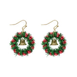 Alibaba Christmas Earrings Wreath Christmas Holiday Earrings Collection Affordable Fashion Fun for the Holidays!