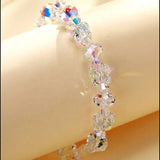 Crystal Butterfly Beaded Bracelets Multi Colors