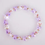 Alibaba Fashion Jewelry Crystal Butterfly Beaded Bracelets Multi Colors