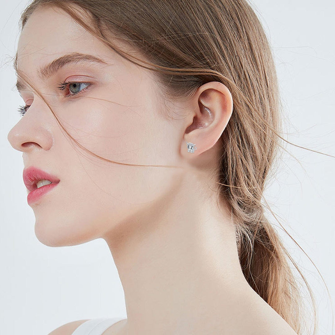 Alibaba Highland Cow Post Earrings Sterling Silver Super Cute!