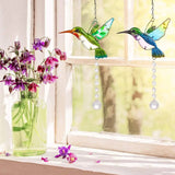 Alibaba Hummingbird Crystal Suncatcher