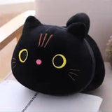 Alibaba Plush Animals Small Black Cat Shaped Super Soft Stuffed Pillows