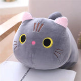 Alibaba Plush Animals Small gray Cat Shaped Super Soft Stuffed Pillows