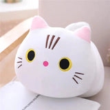 Alibaba Plush Animals Small White Cat Shaped Super Soft Stuffed Pillows