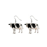 AliExpress Earrings Cow 2 Acrylic Cow Earrings-Realistic Holstein and Highland