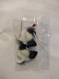 AliExpress Earrings Small white and black chicken Chicken and Rooster and Bee and more Acrylic Animal Earrings