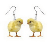 AliExpress Yellow Chick Animal Acrylic Earrings-Hedgehog, Hamster, Frog-MORE!