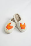 American Farm Company 10 American Farm Company - AFC Fuzzy Chicken Slippers- Adult