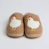 American Farm Company American Farm Company - AFC Brown Chicken Slippers- Adult