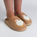 American Farm Company American Farm Company - AFC Brown Chicken Slippers- Adult