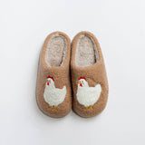 American Farm Company American Farm Company - AFC Brown Chicken Slippers- Adult