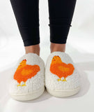 American Farm Company American Farm Company - AFC Fuzzy Chicken Slippers- Adult