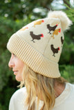 American Farm Company American Farm Company - Chicken Knit Pom Beanie