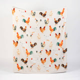 Chicken Super Soft Plush Throw Blanket by American Farm Company