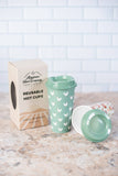 American Farm Company American Farm Company - Sage Chicken/Farmers Market Reusable Hot/Cold Cup - Set of 2