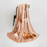 American Farm Company Brown American Farm Company - Goat Plush Blanket