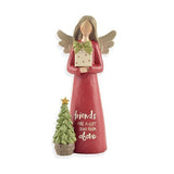 Friends Are a Gift Holiday Angel Figurine