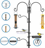 Ashman Online Ashman Online - Deluxe Bird Feeding Station with 2 Bird Feeders Included for