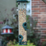 Ashman Online Green / 2 Ashman Online - Ashman Bird Feeder, Metal Top and Bottom, Spacious Design, Attractive & Long Lasting