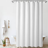 Awesome Home 32"Wx 72"L / White Awesome Home - Soft Fabric Shower Curtain or Liner