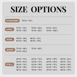 Awesome Home 32"Wx 72"L / White Awesome Home - Soft Fabric Shower Curtain or Liner