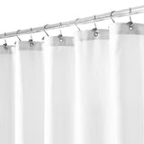 Awesome Home 32"Wx 72"L / White Awesome Home - Soft Fabric Shower Curtain or Liner