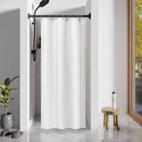 Awesome Home 32"Wx 72"L / White Awesome Home - Soft Fabric Shower Curtain or Liner