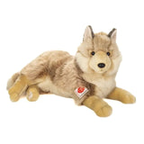 Wolf or Coyote Large Size Lying Down Plush by Teddy Hermann