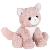 Pink Plush Sitting Kitty Cat by Bearington Collection