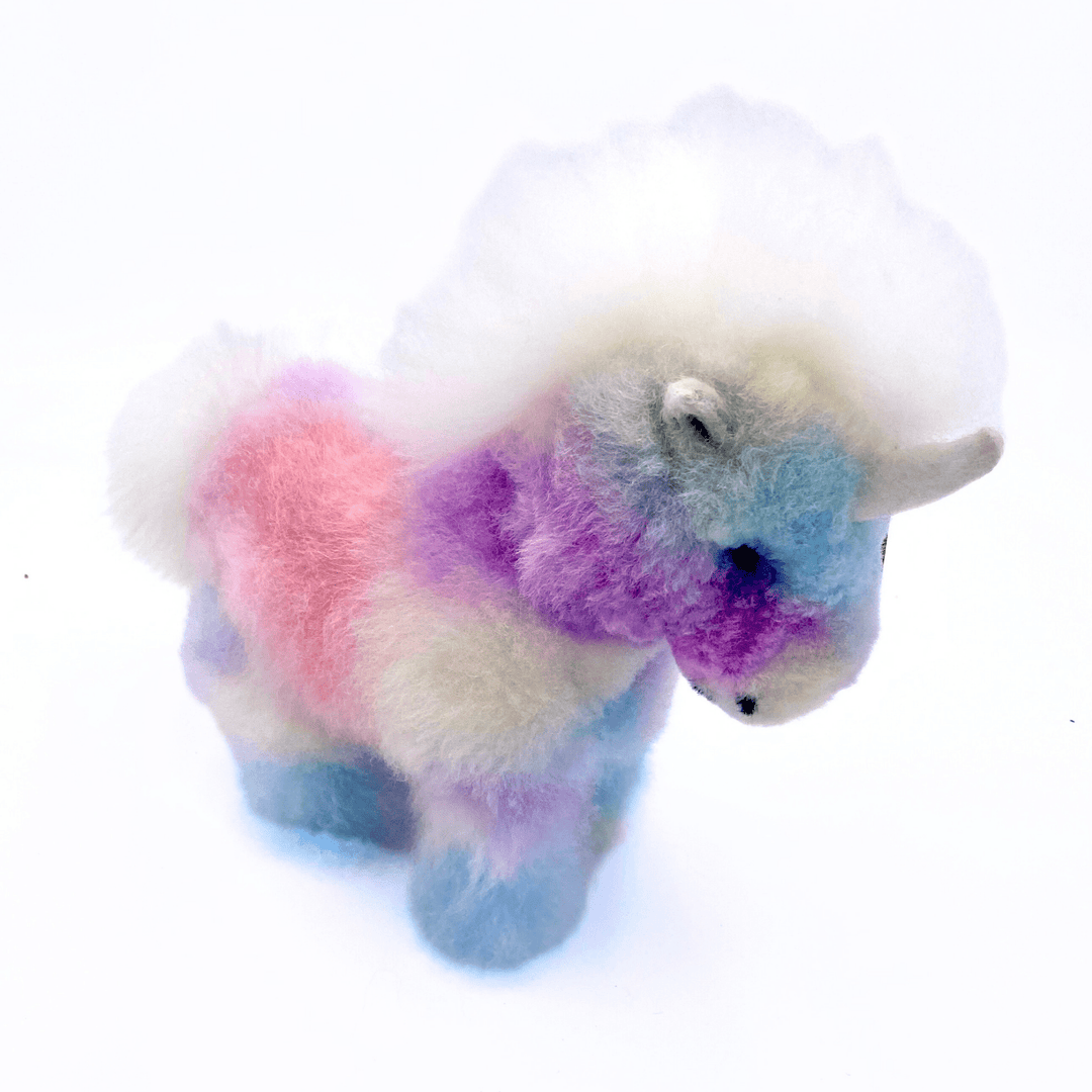 Blossom Inspirations Stuffed Horse Unicorn Alpaca Fur Toy