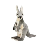 Bocchetta toys Plush Animals Large Eastern Grey Kangaroo with Joey Size 44cm/17″ Handmade Plush