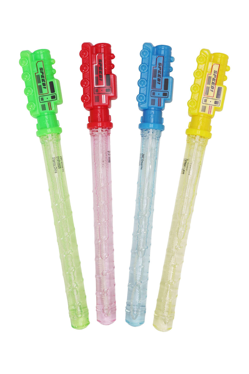 Cap Zone ASSORTED / ONE SIZE Cap Zone - Choo Choo Train 5-hole Bubble Wand - 24 Pcs