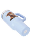 Cap Zone ASSORTED / ONE SIZE Cap Zone - Highland Baby Cow Stainless Steel Tumbler