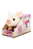 Cap Zone ONE SIZE / ASSORTED Cap Zone - Fuzzy Soft Walking Baby Pig Sound Toy - 4 Pcs
