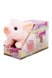 Cap Zone ONE SIZE / ASSORTED Cap Zone - Fuzzy Soft Walking Baby Pig Sound Toy - 4 Pcs