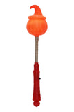 Cap Zone ONE SIZE / ASSORTED Cap Zone - Halloween Head Dangle Spring Led Light Wand