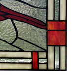 Cardinal Stained Glass Window Panel Handmade in India