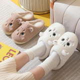 Plush Cat Slippers Super Soft & Comfortable