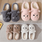 Plush Cat Slippers Super Soft & Comfortable