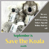 Stuffed Realistic Koala Large Size 27cm/10.6"